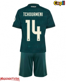 Real Madrid Aurelien Tchouameni #14 Echipament de Fotbal Replică 2026-27 Copii Deplasare (+ Șorturi)